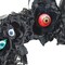 15" Light Up Eyeball Halloween Wreath, Black Gothic Wreath with Glowing Eyeballs